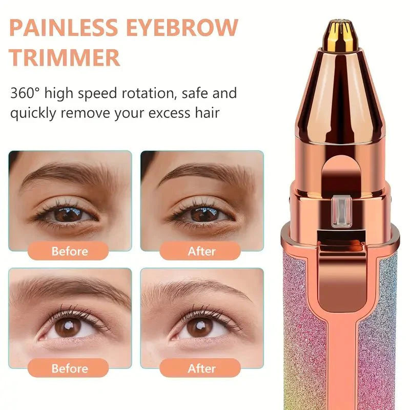 2 In 1 Eyebrow Trimmer & Hair Shaver