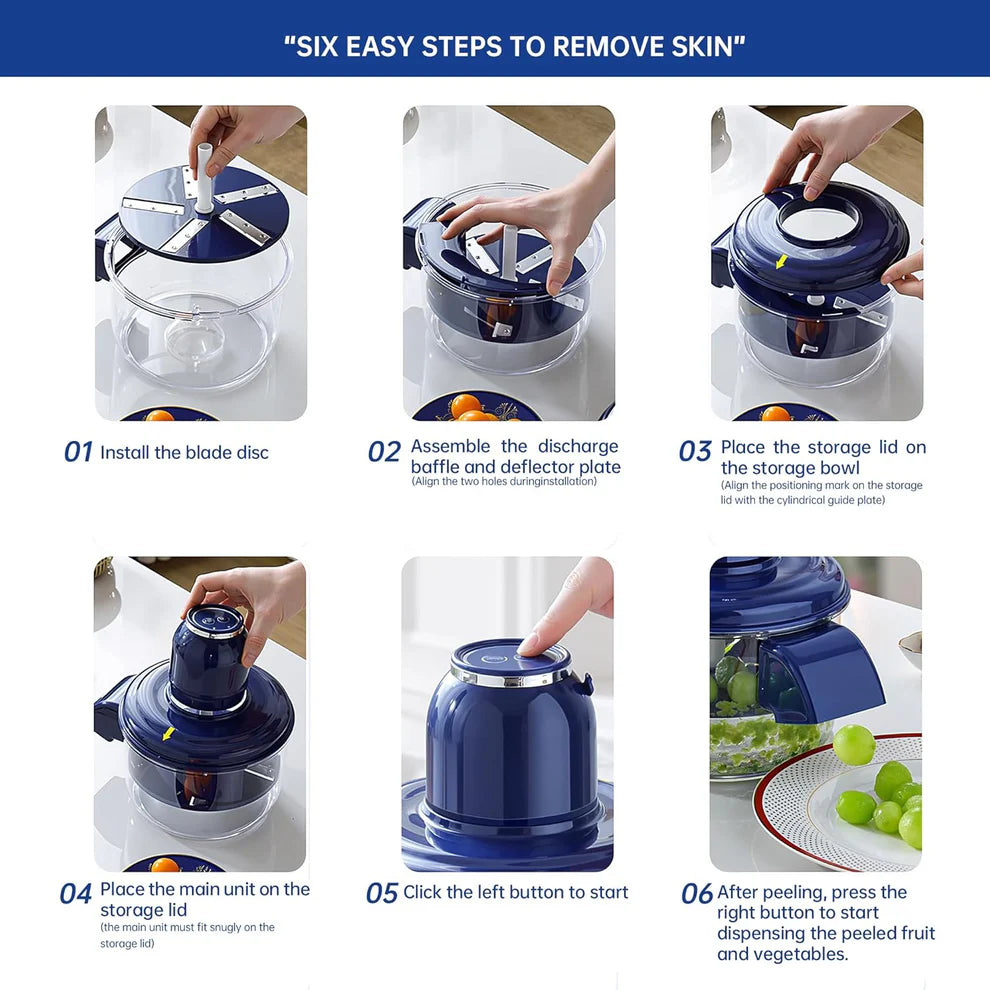 Automatic Fruit and Vegetable Peeler