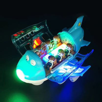 Lightning™ Musical 360° Rotating Gear Airplane