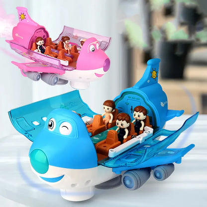 Lightning™ Musical 360° Rotating Gear Airplane