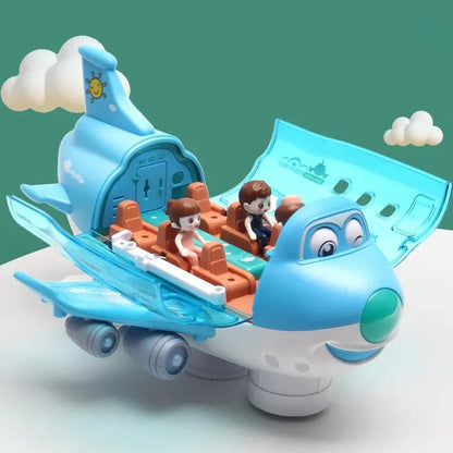 Lightning™ Musical 360° Rotating Gear Airplane