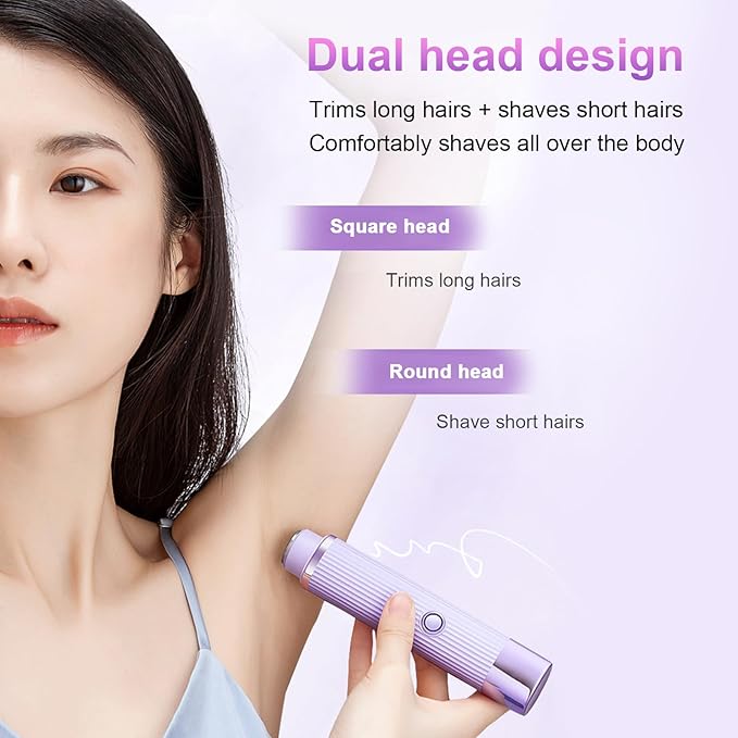 Dual Head 2-in-1 Electric Shaver
