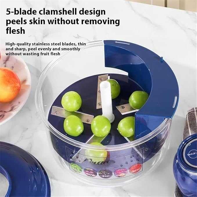 Automatic Fruit and Vegetable Peeler