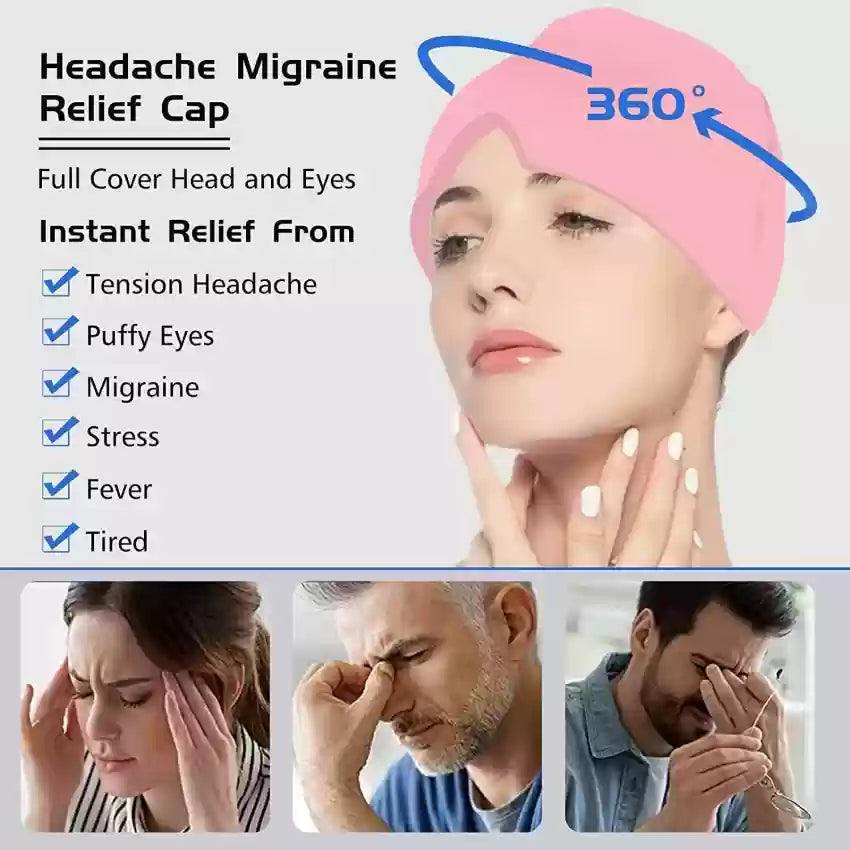 Migraine Ice Head Cap - Headache Relief