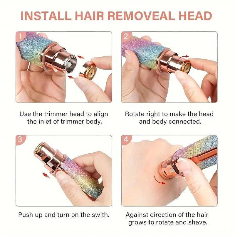 2 In 1 Eyebrow Trimmer & Hair Shaver