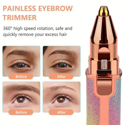 2 In 1 Eyebrow Trimmer & Hair Shaver